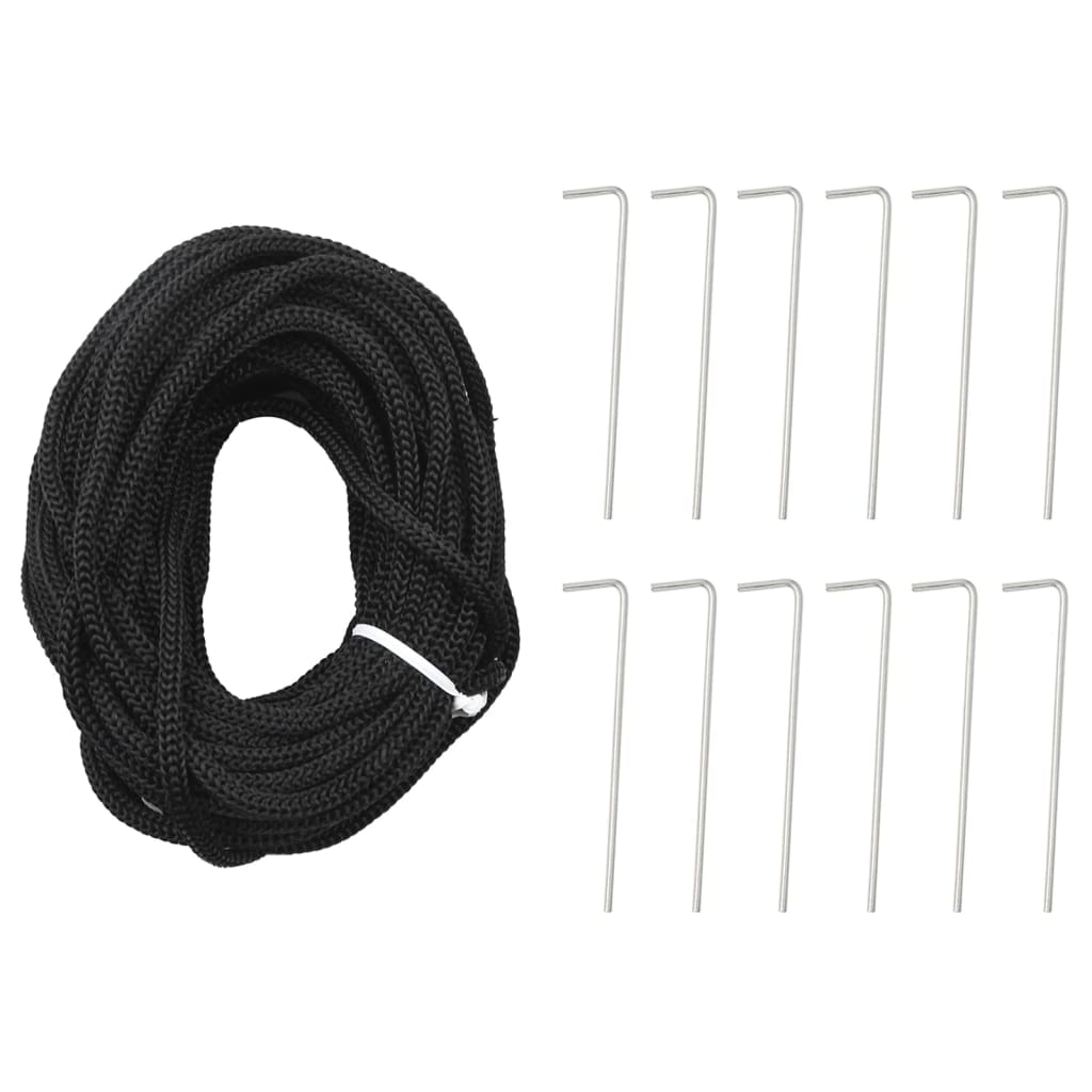 LED Kalėdų eglutė ant vėliavos stiebo 1534 LED Mėlyna 500 cm ARCTICLIGHT