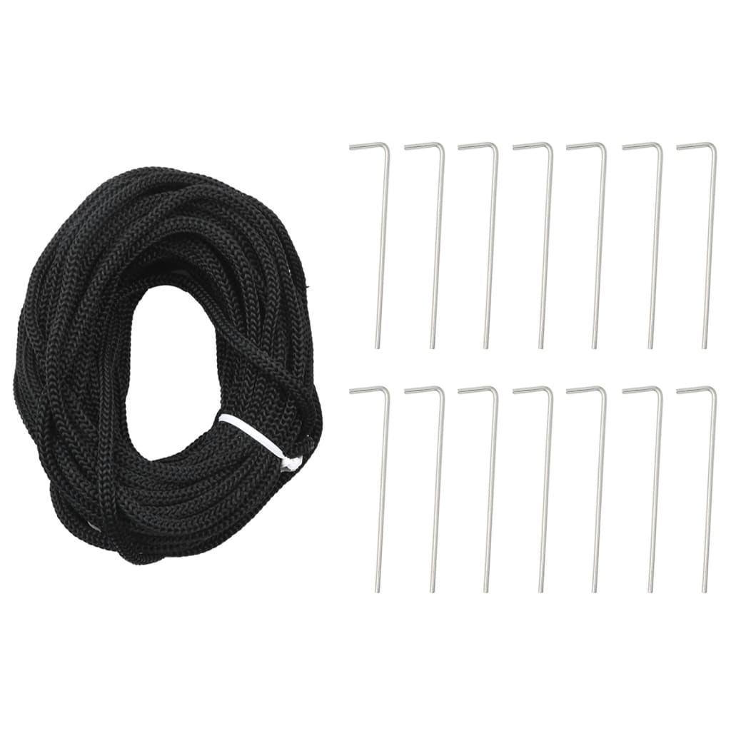 LED Kalėdų eglutė ant vėliavos stiebo 3000 LED šiltai balta AURORAE