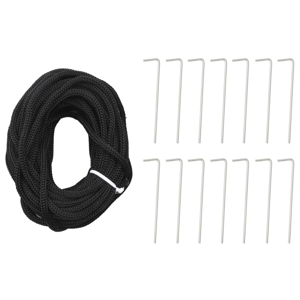 LED Kalėdų eglutė ant vėliavos stiebo 3000 LED Spalvingi 800 cm AURORAE