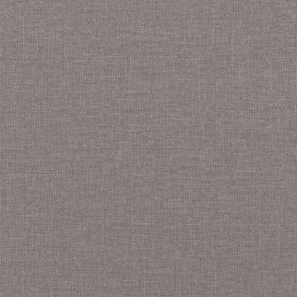 Recliner with footrest, taupe, fabric