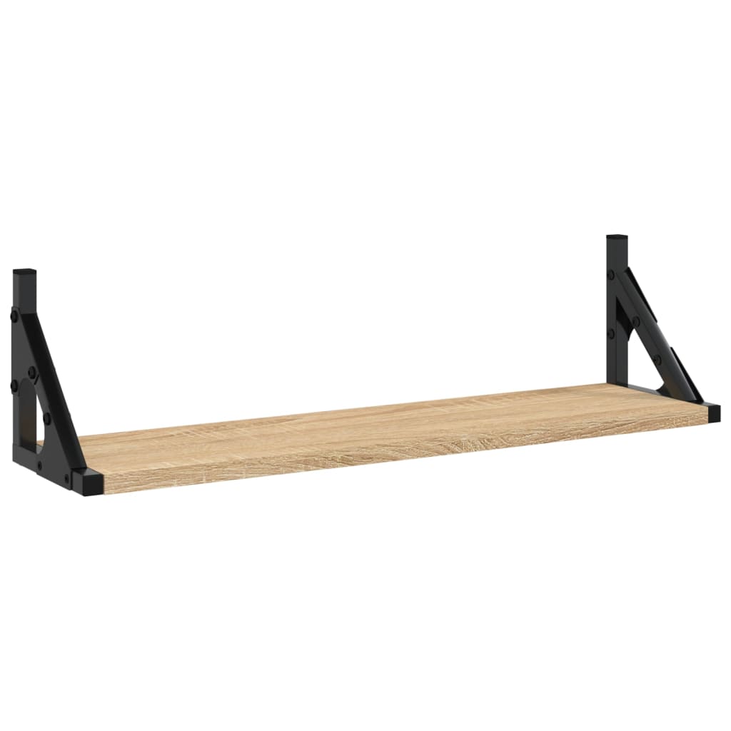 Wall shelves, 2 pcs., Sonoma oak, 60x15x15.5cm