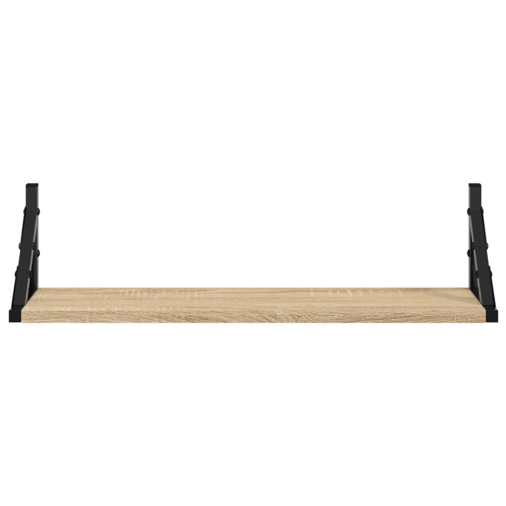 Wall shelves, 2 pcs., Sonoma oak, 60x15x15.5cm