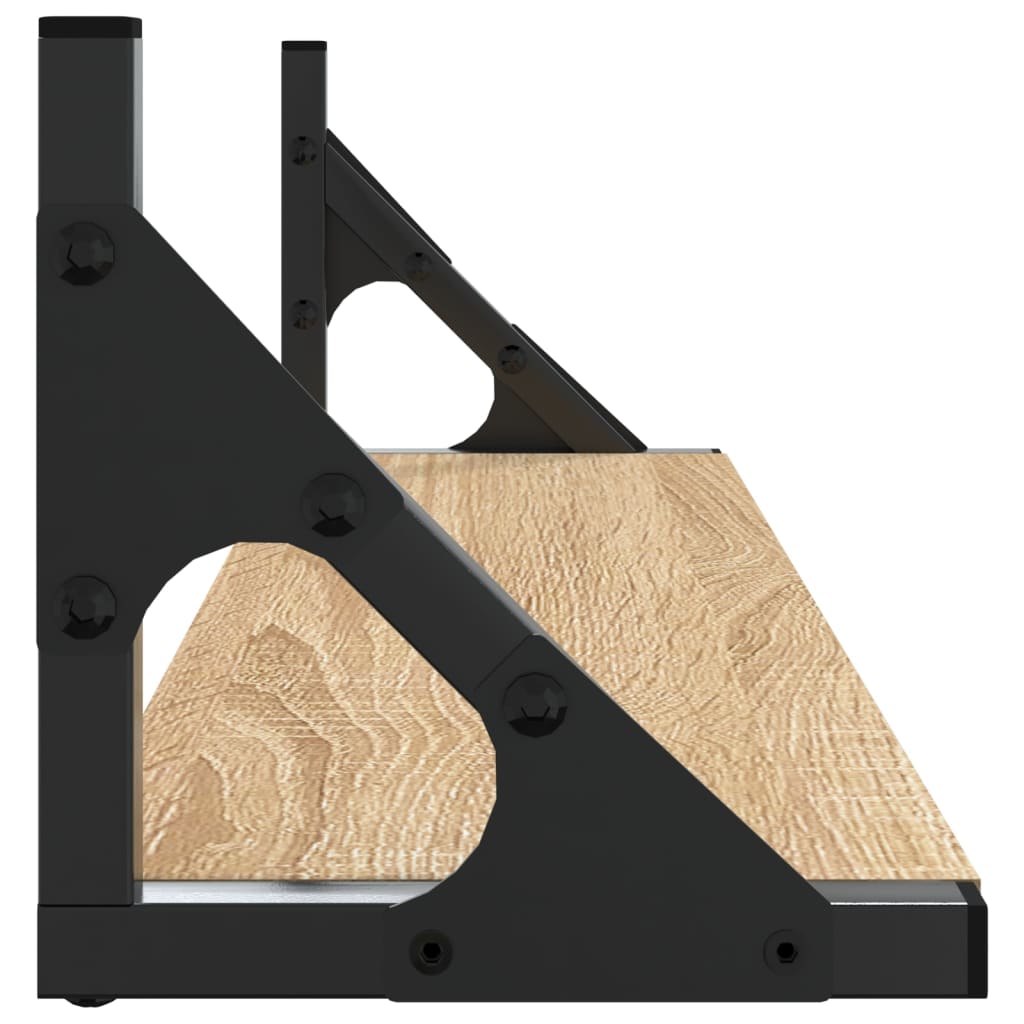 Wall shelves, 2 pcs., Sonoma oak, 60x15x15.5cm