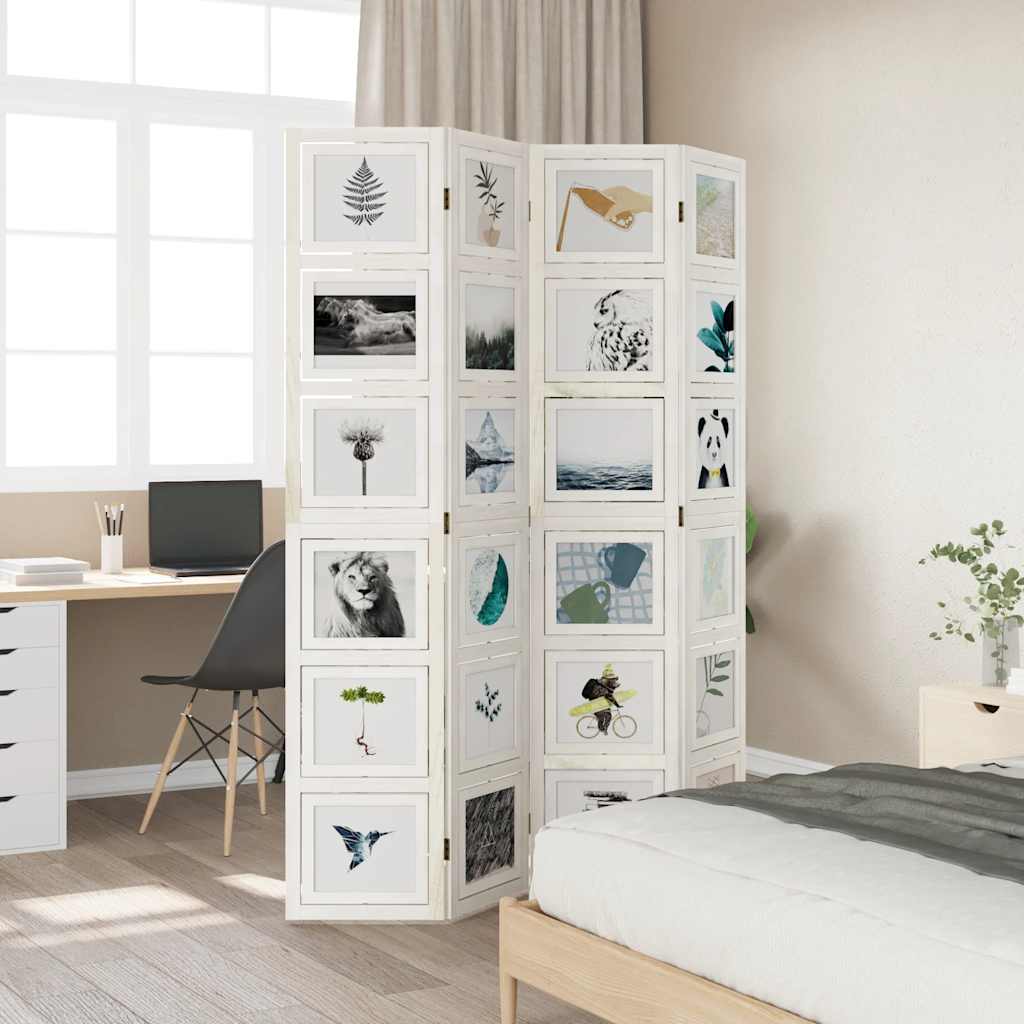 Kambario pertvara, 4 segmentai, balta, paulovnijos masyvas