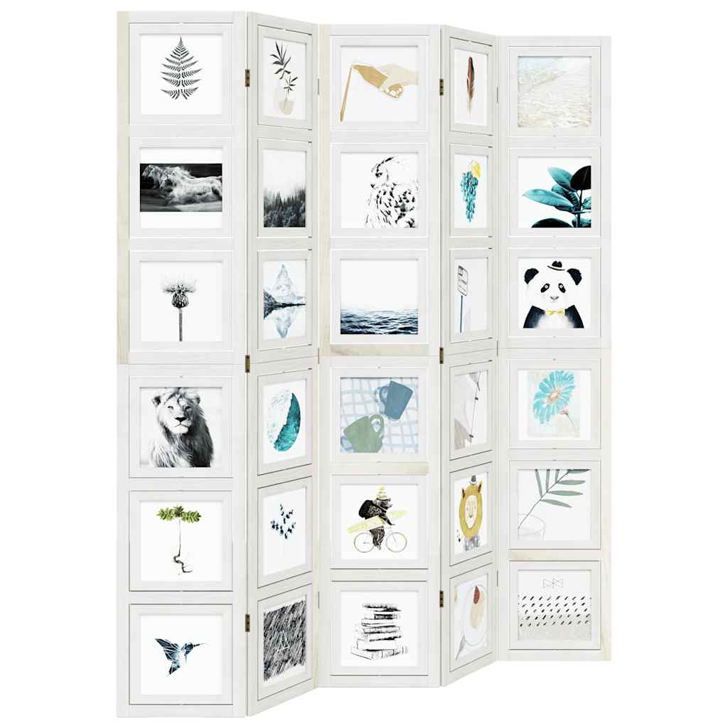 Kambario pertvara, 5 segmentai, balta, paulovnijos masyvas