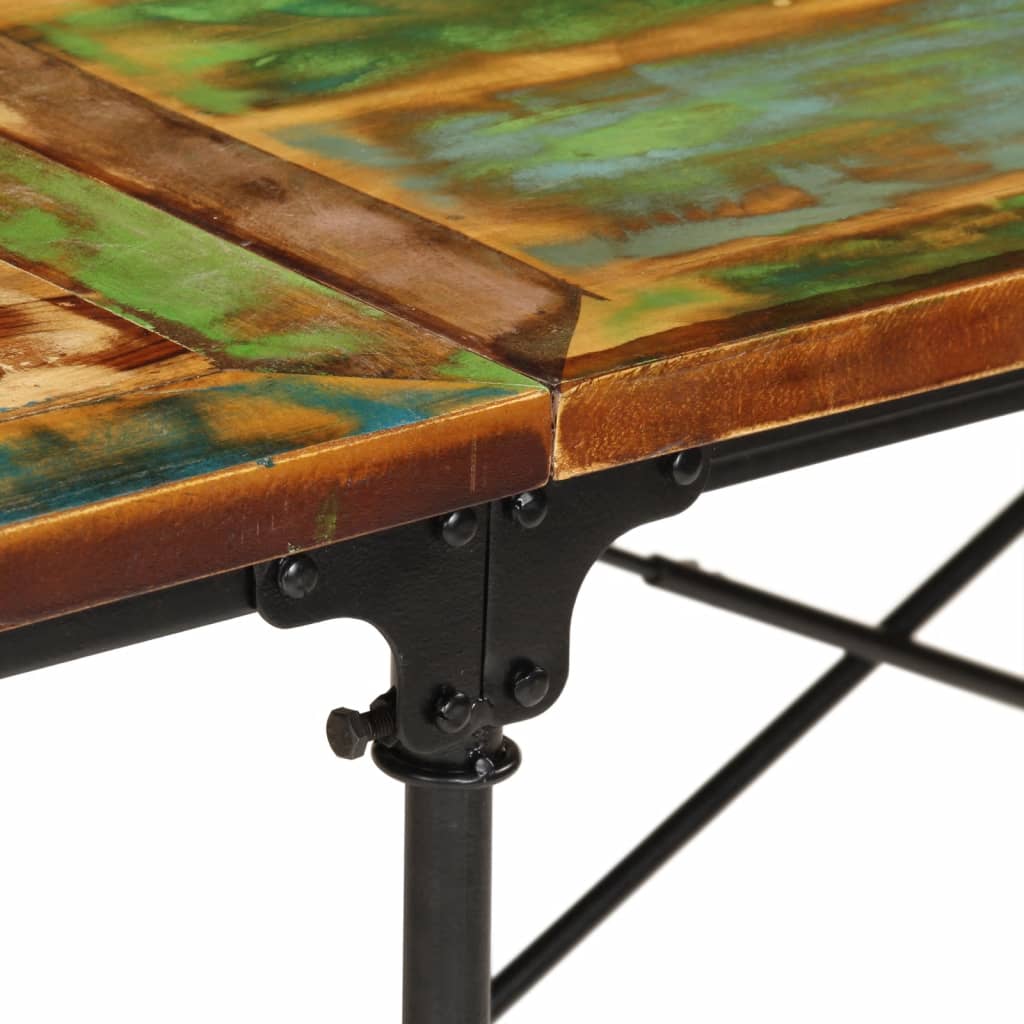 Valgomojo stalas, 220x90x77cm, perdirbtos medienos masyvas