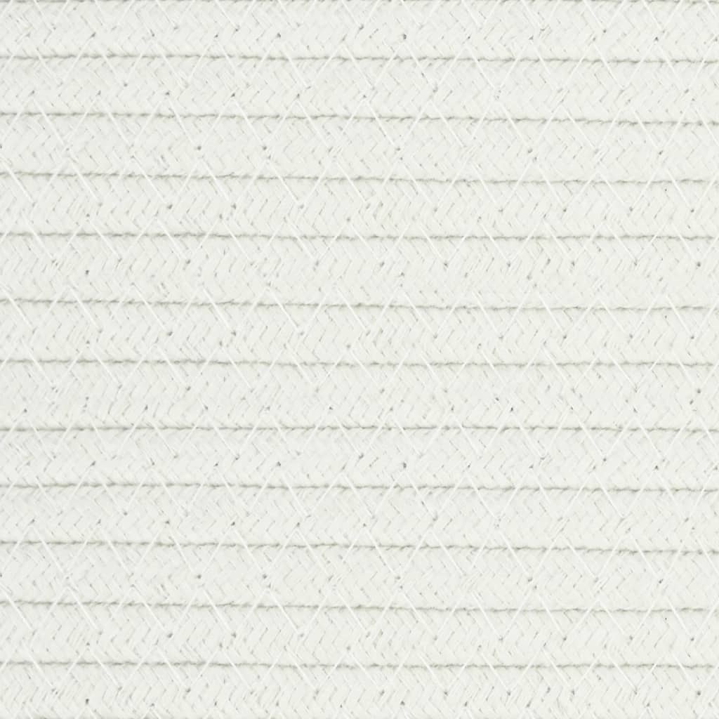 Skalbinių krepšys, smėlio ir baltos spalvos, 60x36cm, medvilnė