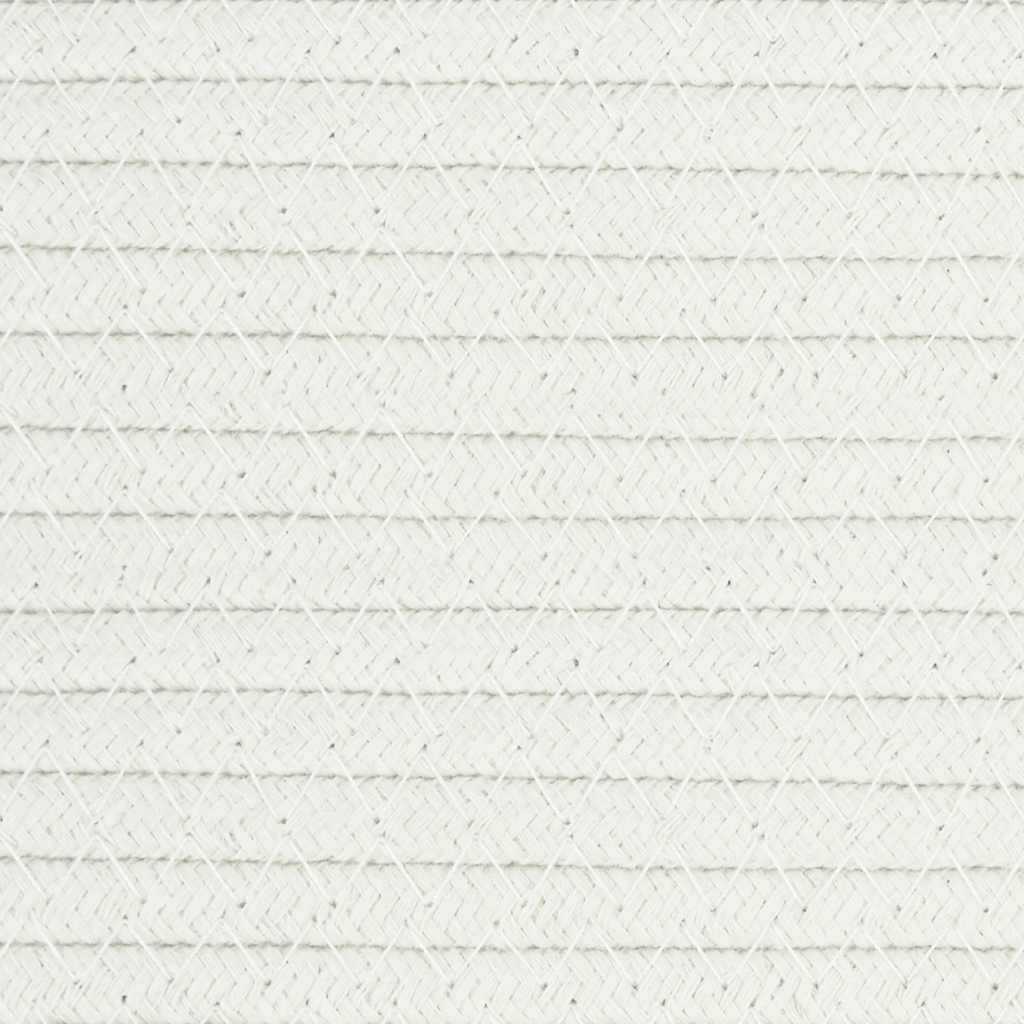 Krepšys daiktams, baltos spalvos, 38x36cm, medvilnė
