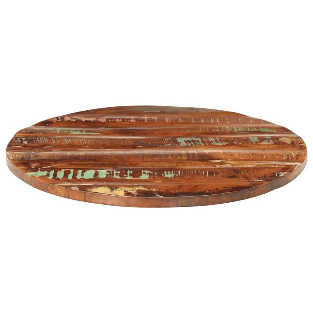 Galda virsma, 70x3,8 cm, otrreizēji pārstrādāts masīvkoks, apaļa