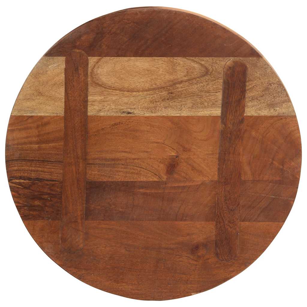 Tabletop, 40x2.5 cm, solid reclaimed wood, round