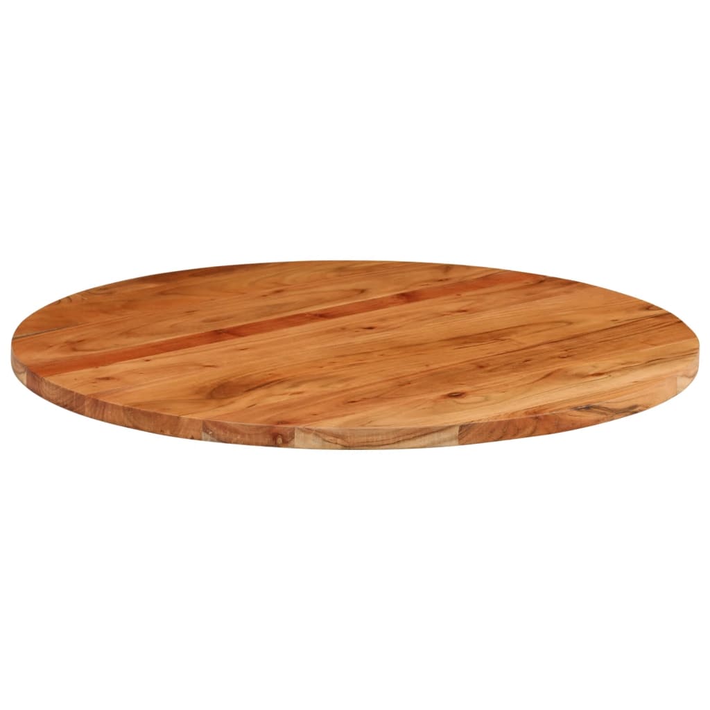Tabletop, Ø70x3.8 cm, solid acacia wood, round