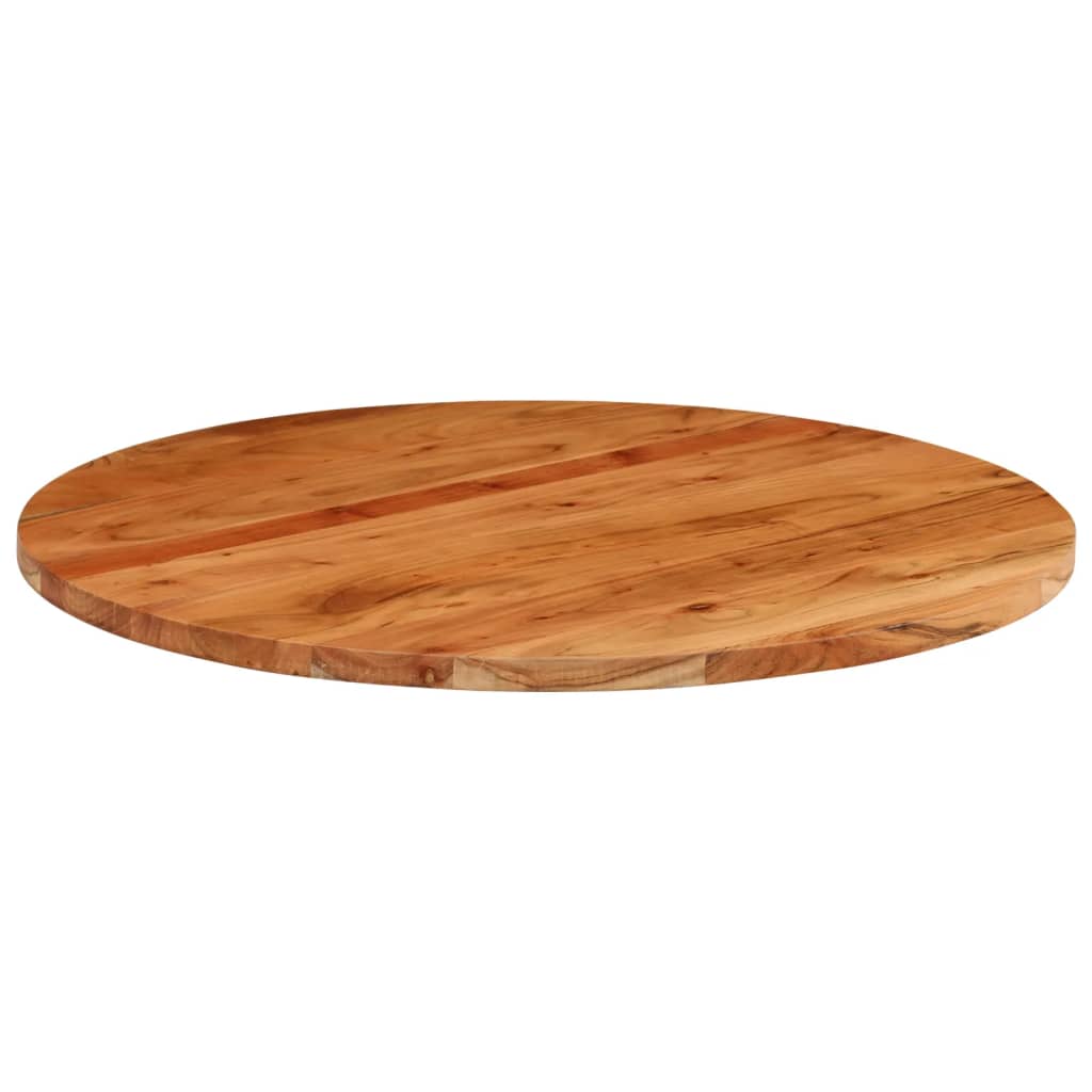 Tabletop, 80x2.5cm, solid acacia wood, round