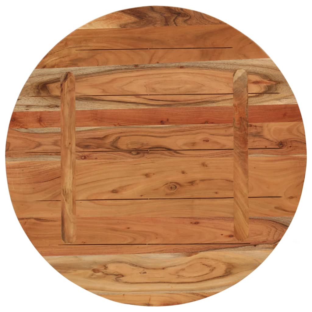 Tabletop, 80x2.5cm, solid acacia wood, round