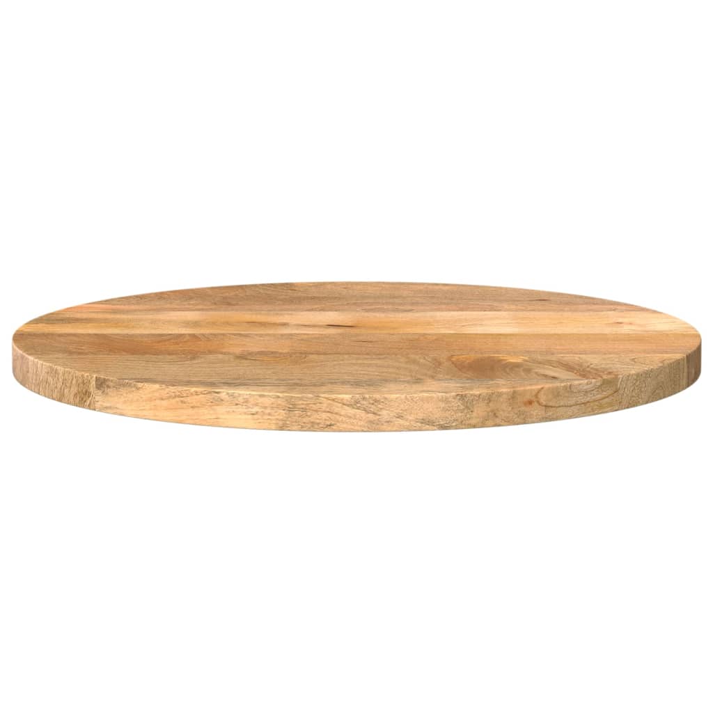 Tabletop, 60x2.5cm, solid mango wood, round