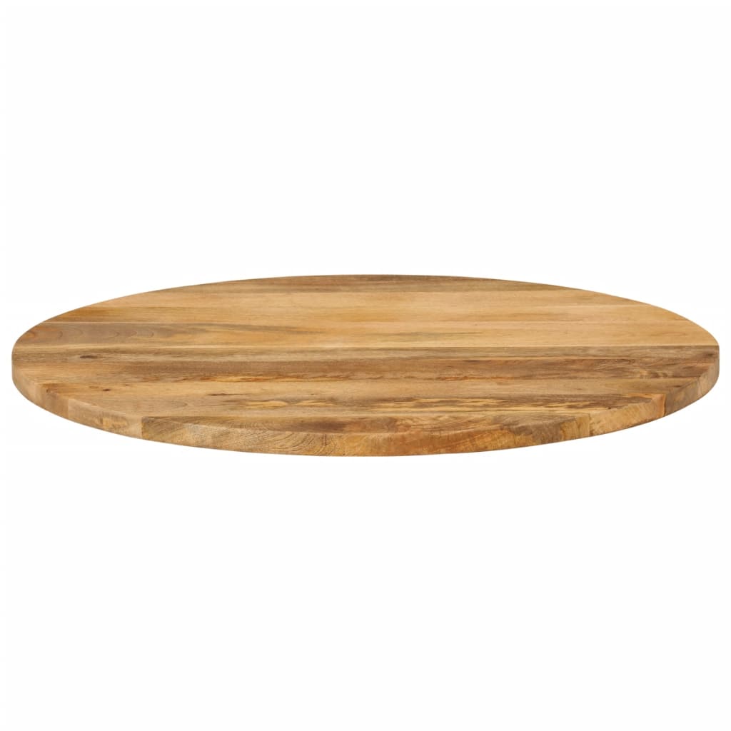 Tabletop, 90x3.8cm, solid mango wood, round