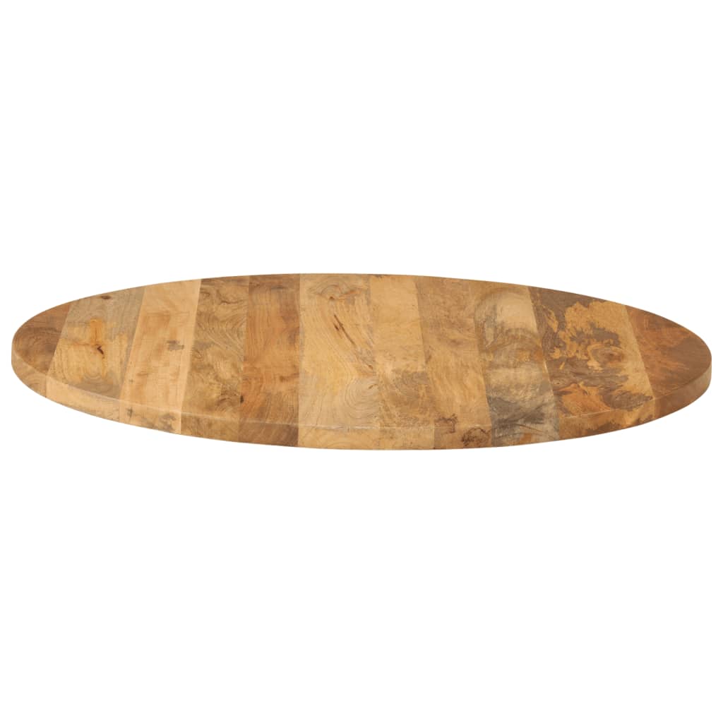 Tabletop, 90x3.8cm, solid mango wood, round