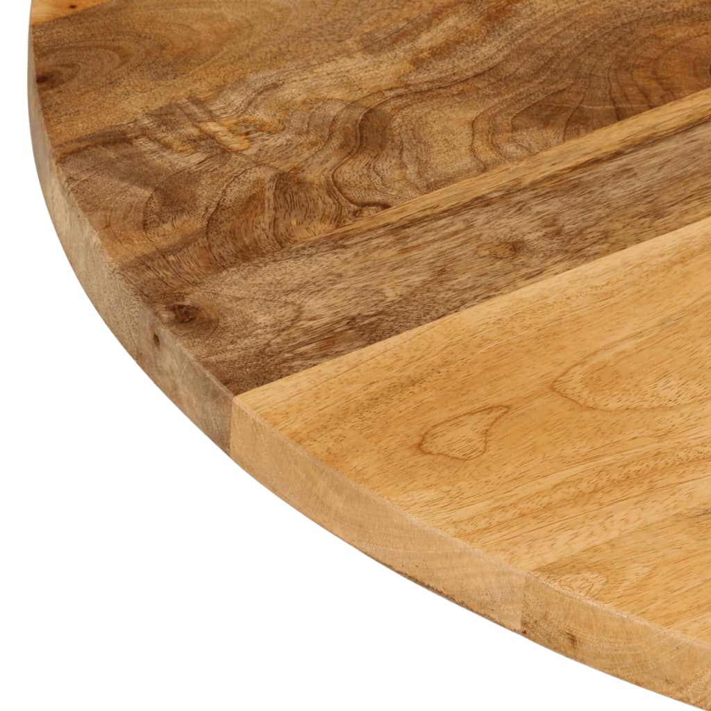 Tabletop, 90x3.8cm, solid mango wood, round