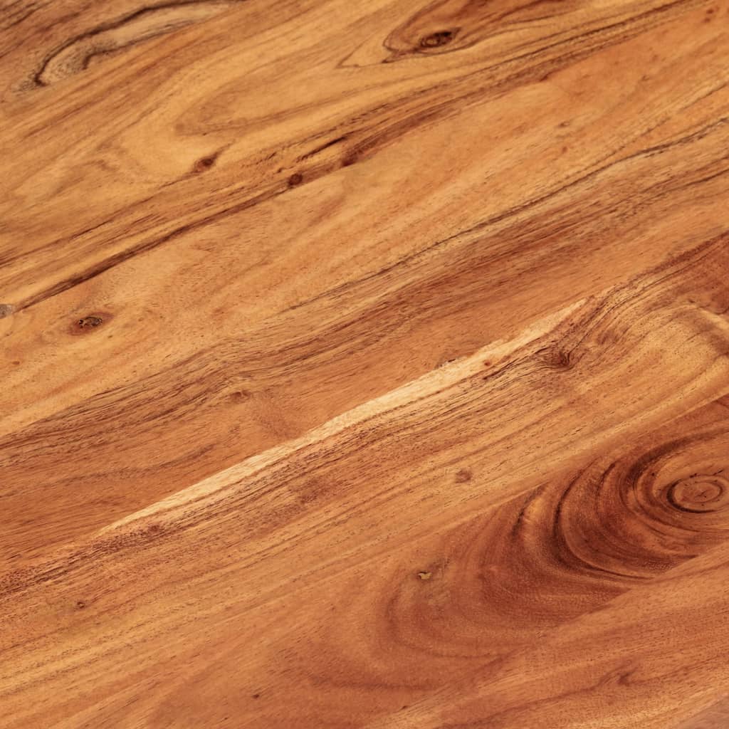 Tabletop, 140x50x3.8cm, solid acacia, oval shape