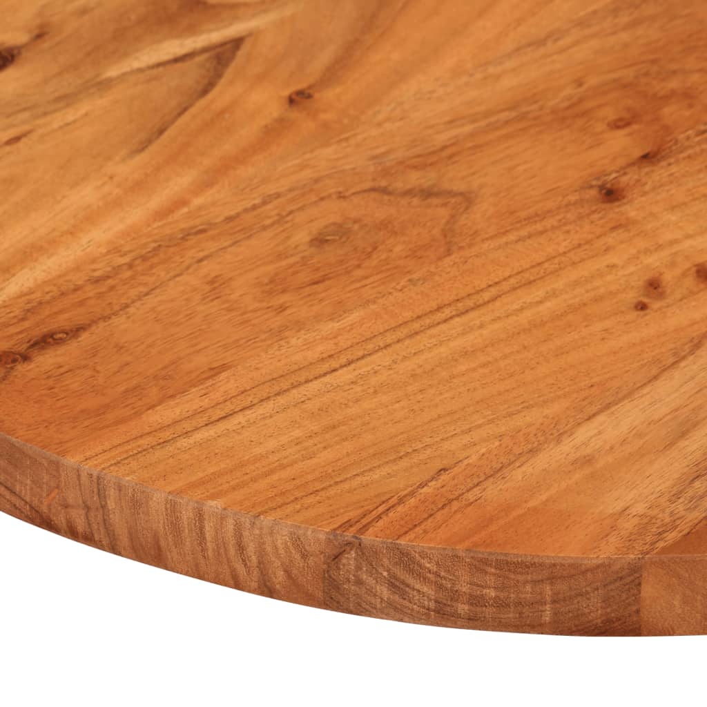 Tabletop, 140x60x3.8cm, solid acacia, oval shape