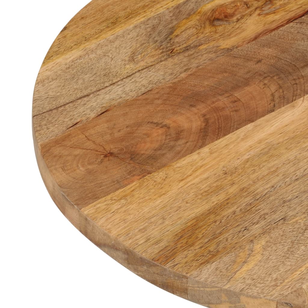 Tabletop, 80x40x3.8cm, solid mango wood, oval shape