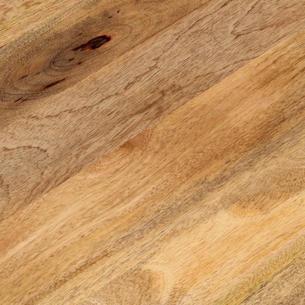 Tabletop, 80x40x3.8cm, solid mango wood, oval shape