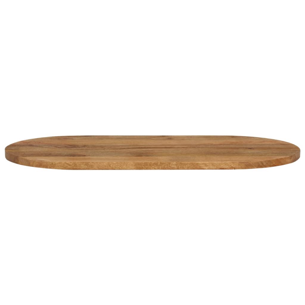 Tabletop, 120x50x2.5cm, solid mango wood, oval