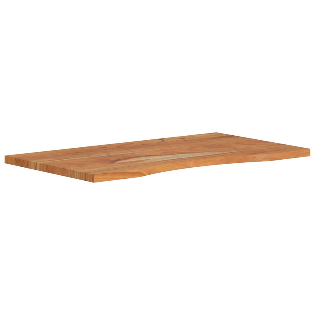 Desk tabletop, 80x50x2.5cm, solid acacia