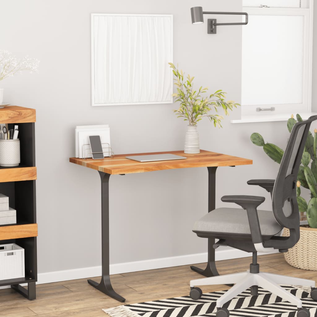 Desk tabletop, 80x50x2.5cm, solid acacia