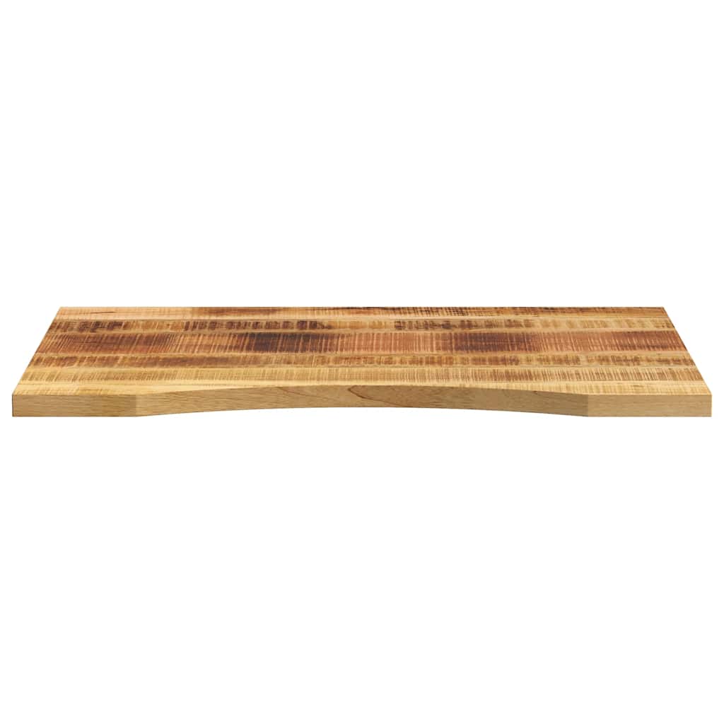 stalviršis su išlenkta 80x50x2,5 cm medžio masyvo grubus mango