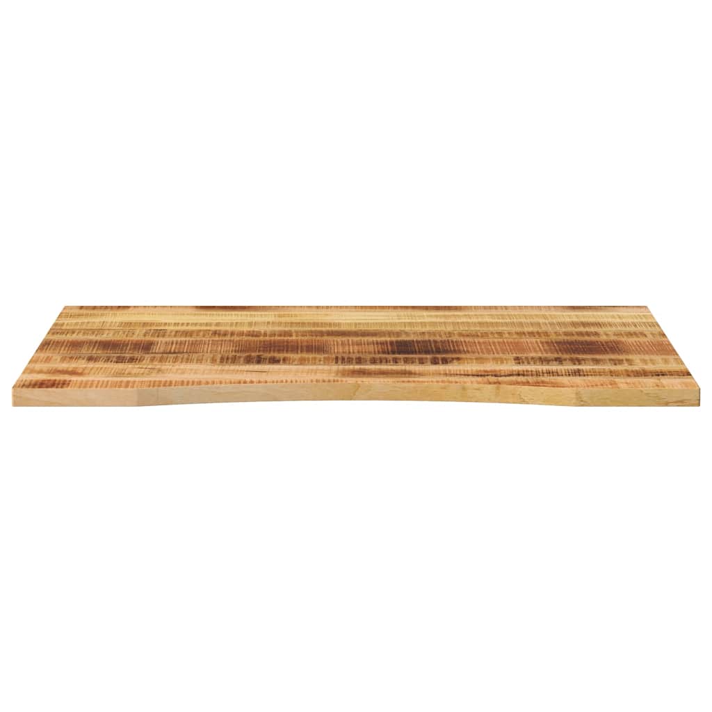 stalviršis su išlenkta 110x80x2,5 cm medžio masyvo grubus mango