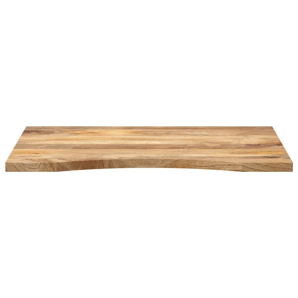stalviršis su išlenkta 80x50x2,5 cm medžio masyvo grubus mango