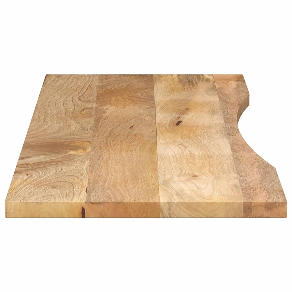 Tabletop with curve, 160x50x2.5 cm, mango wood