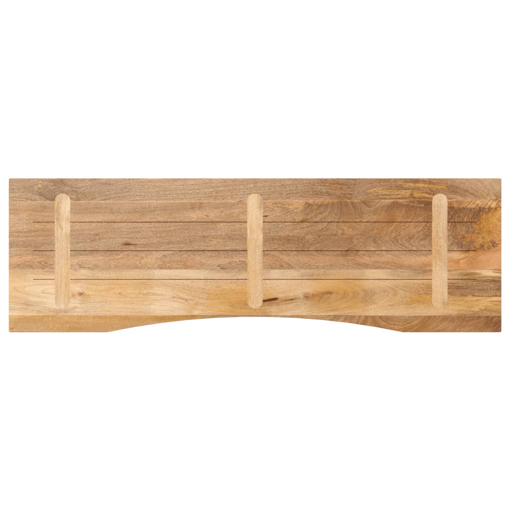 Tabletop with curve, 160x50x2.5 cm, mango wood