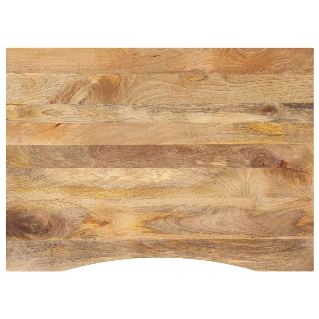 Rakstāmgalda virsma ar līkumu, 100x80x2,5 cm, mango koks
