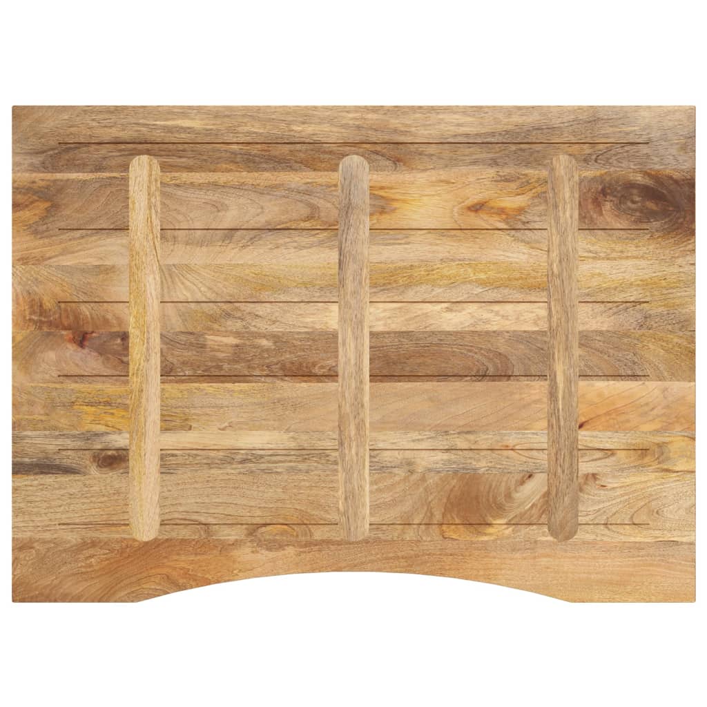 Rakstāmgalda virsma ar līkumu, 100x80x2,5 cm, mango koks