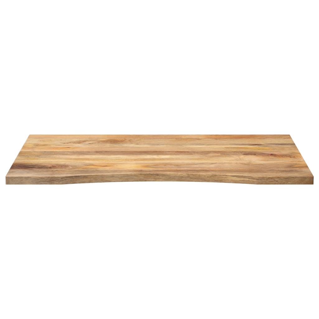 stalviršis su išlenkta 110x80x2,5 cm medžio masyvo grubus mango