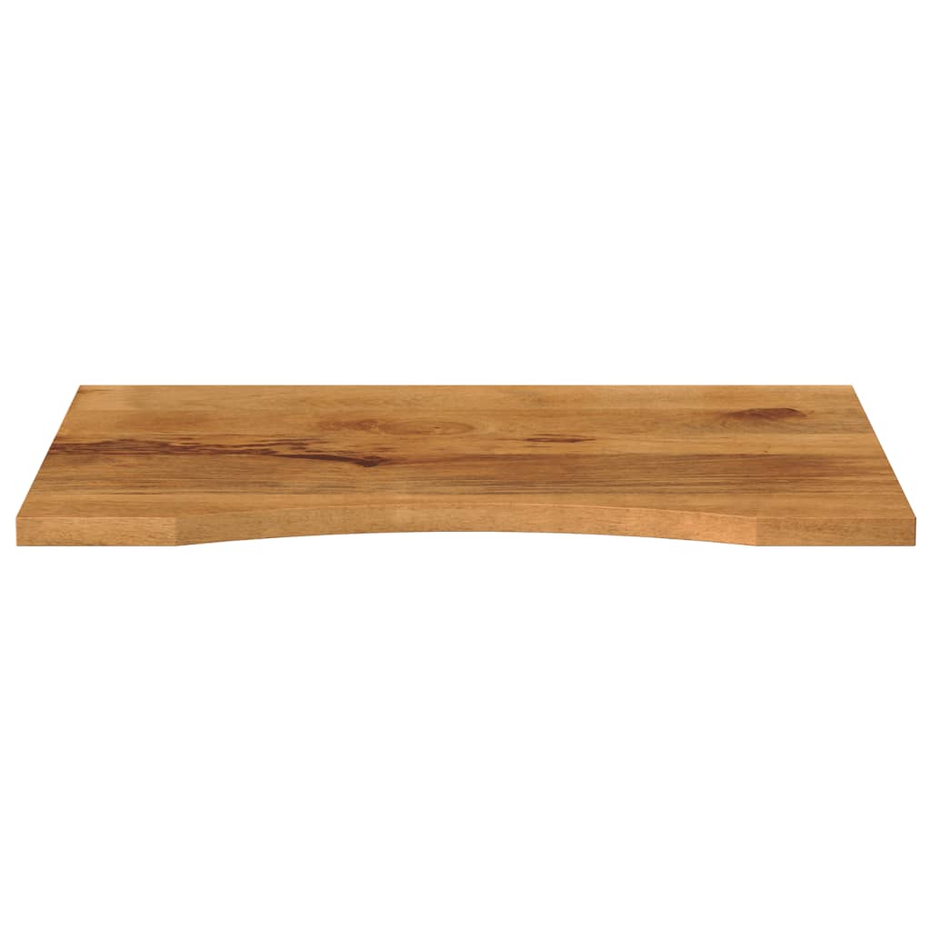 Desk top with curve, 100x50x2.5cm, mango wood