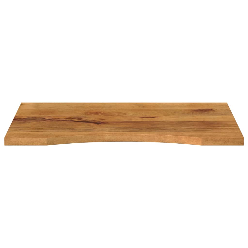 Desktop with bend, 100x60x2.5cm, mango wood