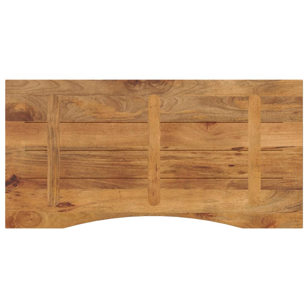 Rakstāmgalda virsma ar līkumu, 120x60x2,5cm, mango