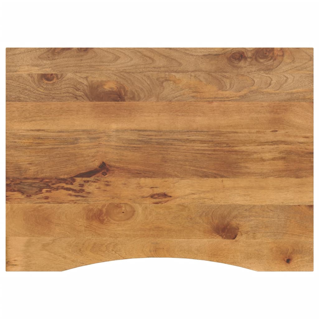 Rakstāmgalda virsma ar līkumu, 100x80x2,5 cm, mango koks