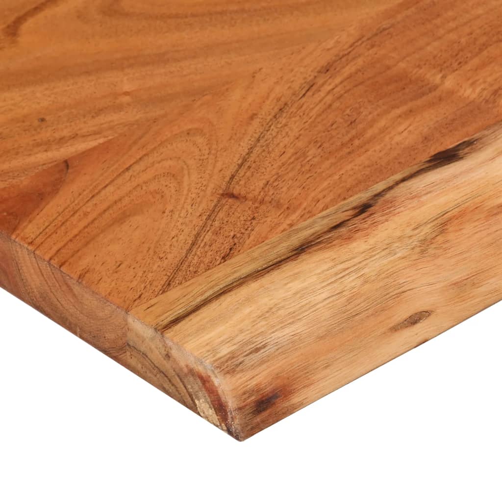 Wall shelf, 40x20x2.5cm, solid acacia, live edge