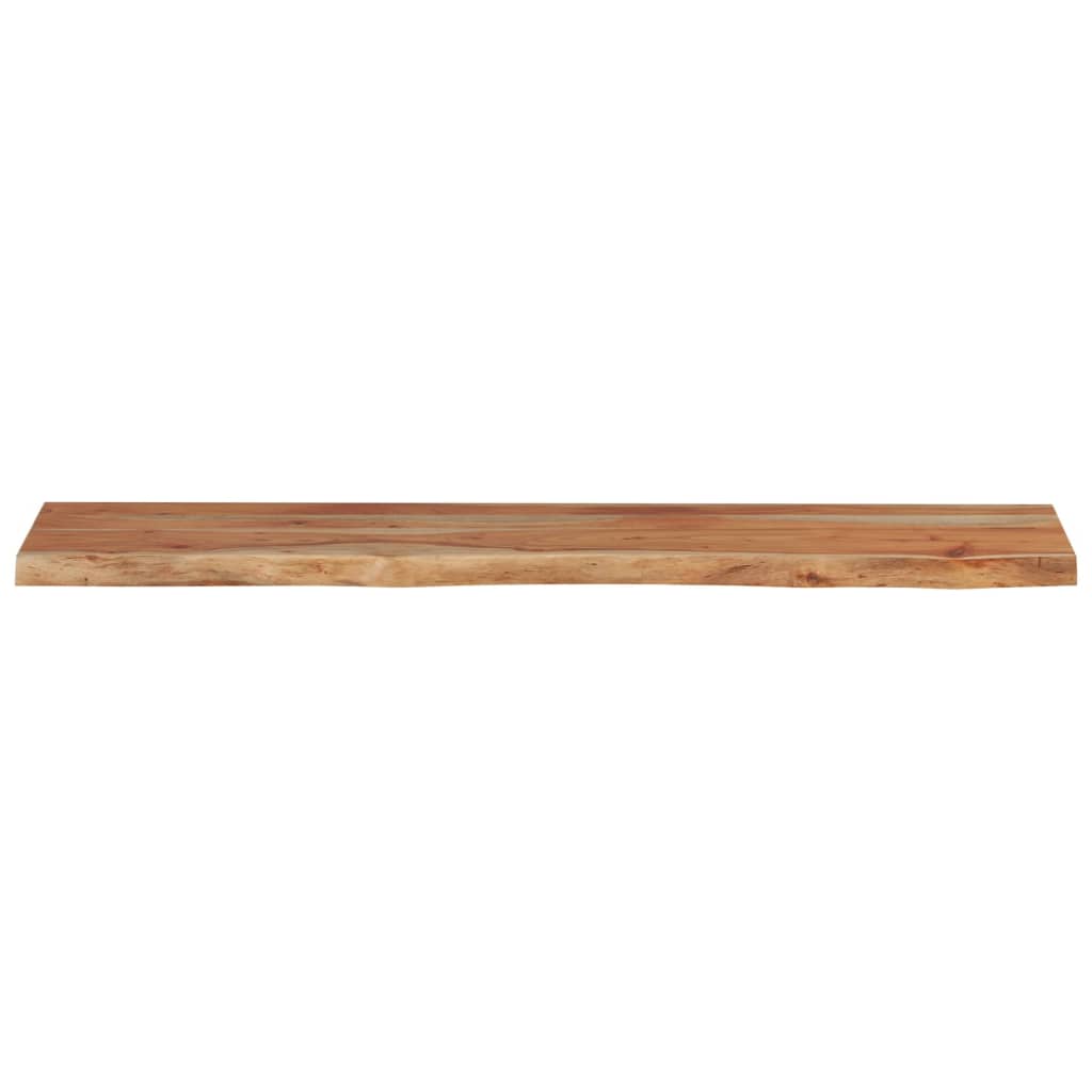 Wall shelf, 100x20x2.5cm, solid acacia, with live edge