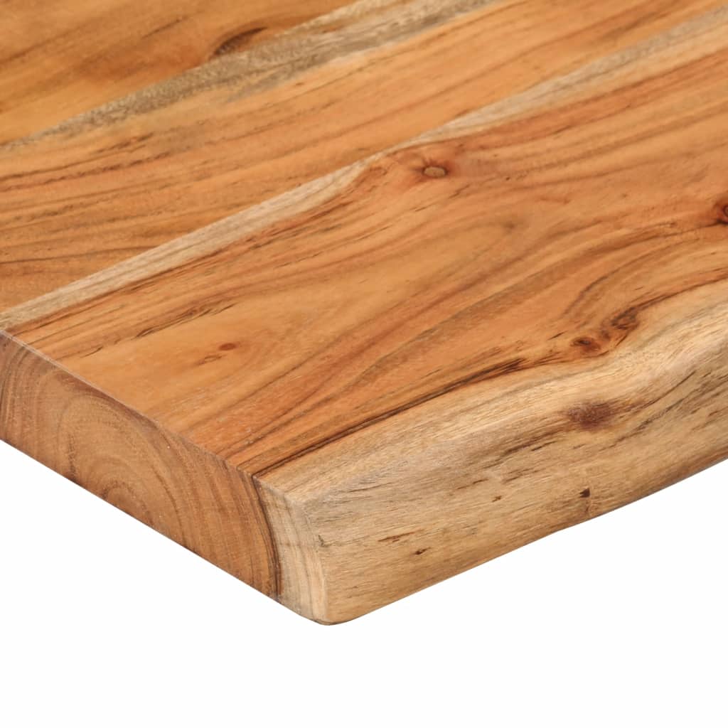 Wall shelf, 100x20x2.5cm, solid acacia, with live edge