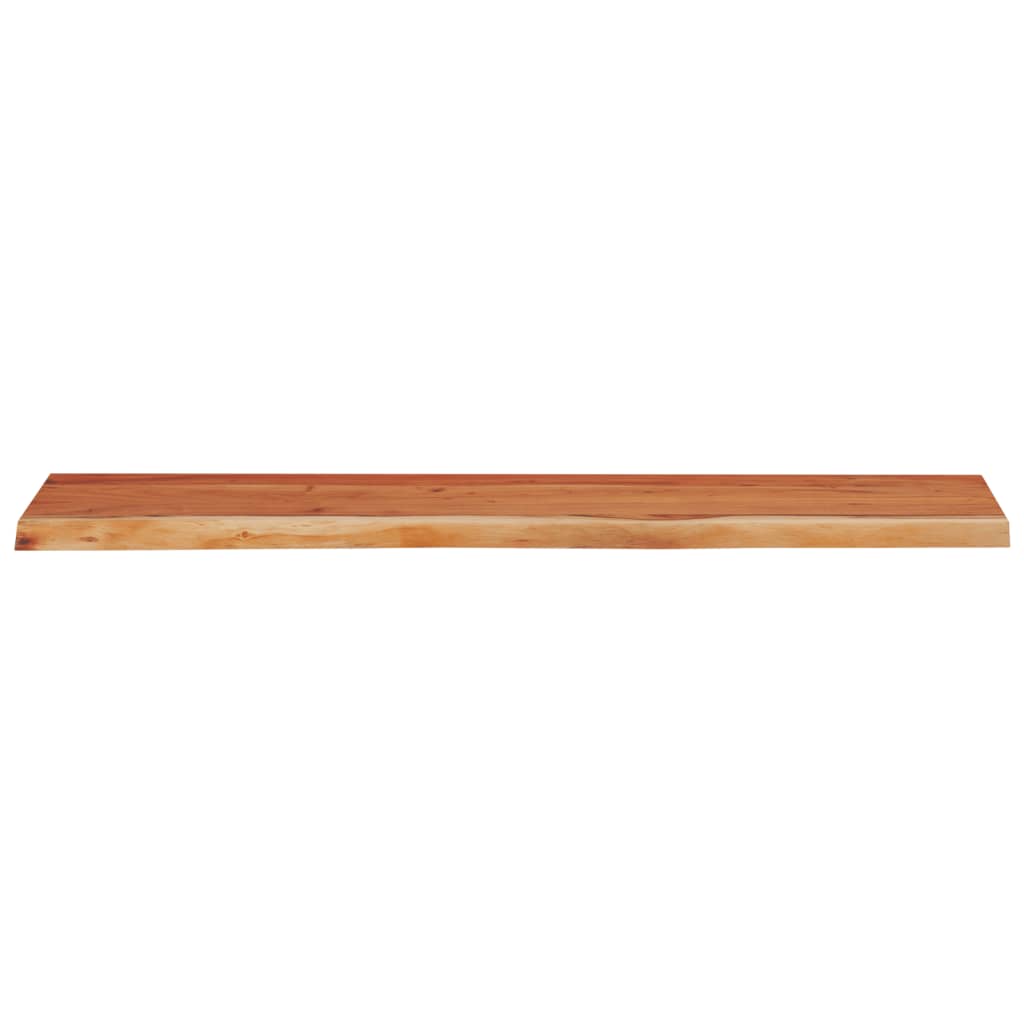 Wall shelf, 110x30x2.5cm, solid acacia, with live edge