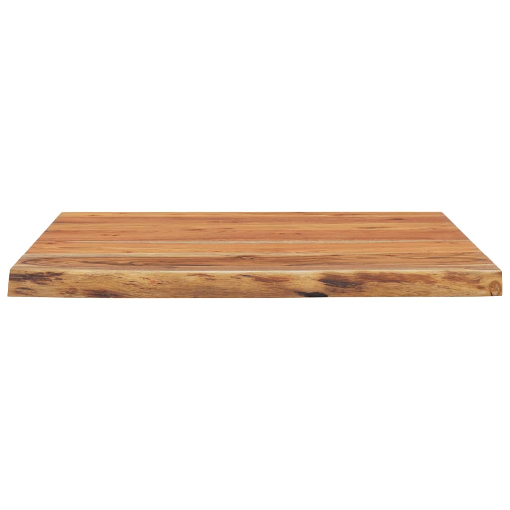 Wall shelf, 40x40x2.5cm, solid acacia, with live edge