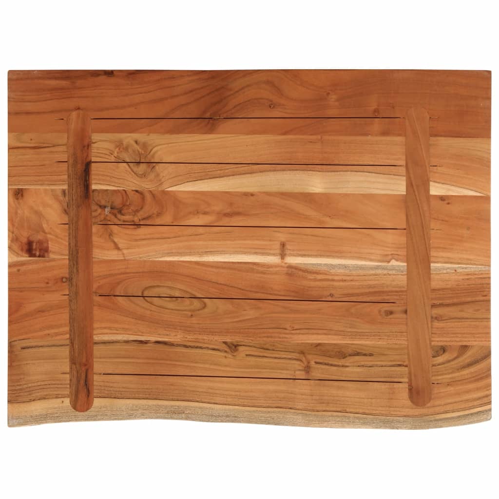 Bathroom countertop, 70x60x2.5cm, solid acacia