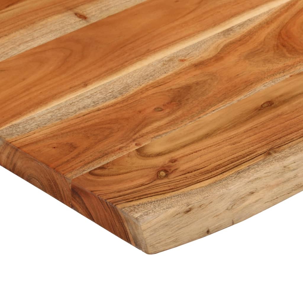 Bathroom countertop, 70x60x2.5cm, solid acacia