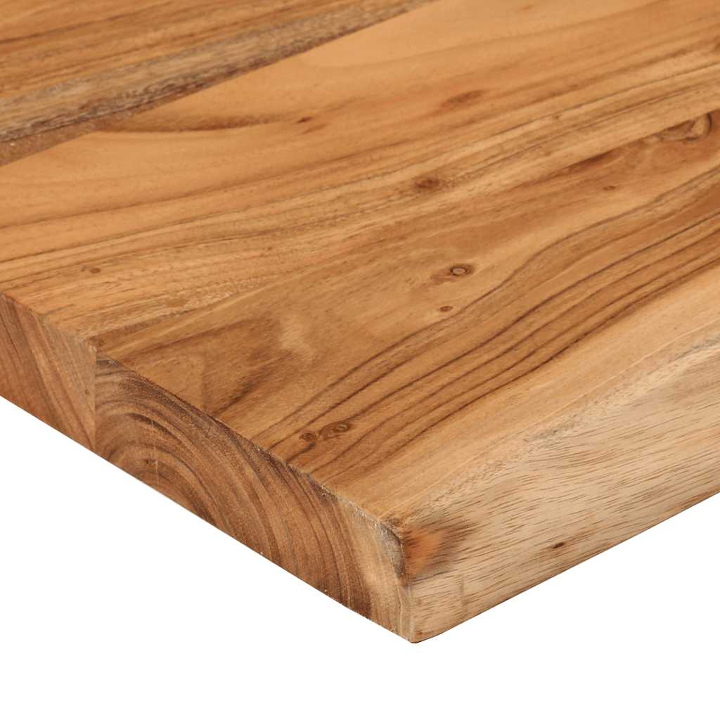 Wall shelf, 50x40x3.8cm, solid acacia, with live edge