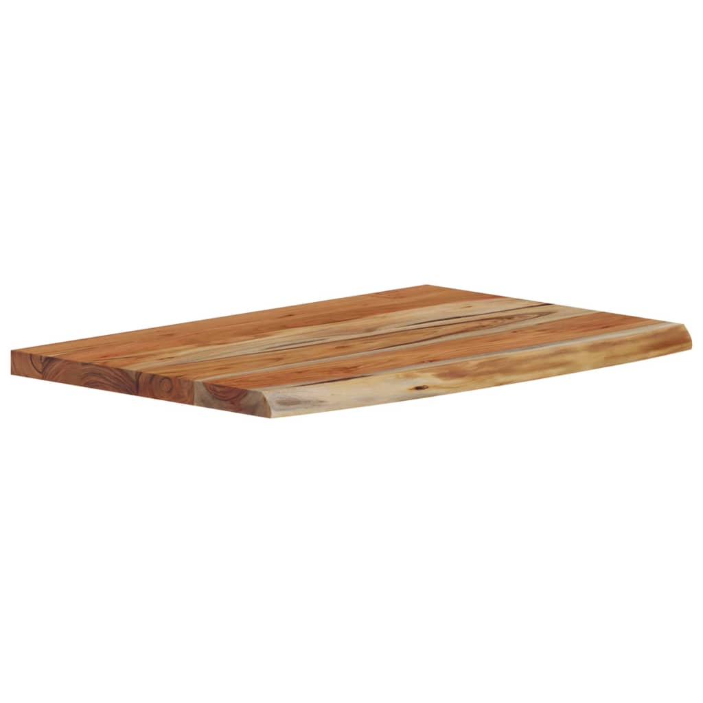 Wall shelf, 70x40x3.8cm, solid acacia, with live edge