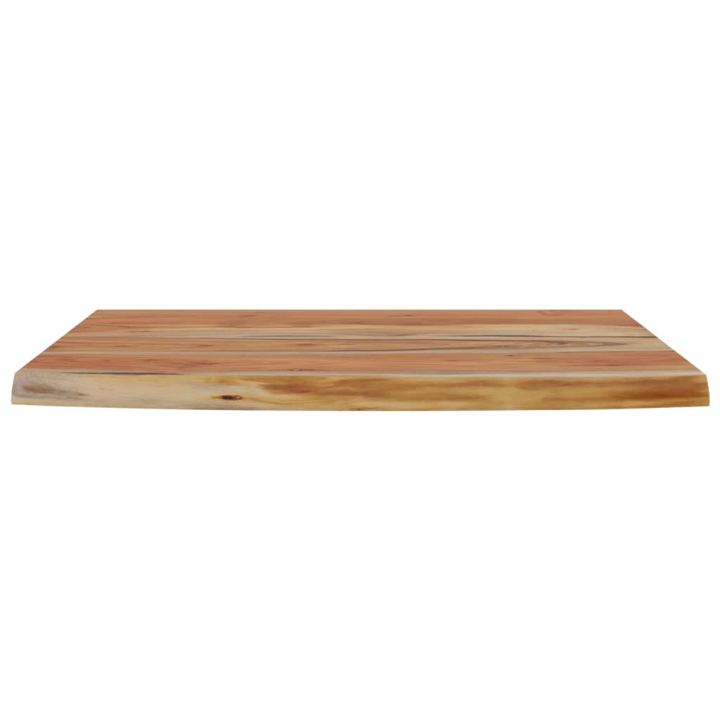 Wall shelf, 70x40x3.8cm, solid acacia, with live edge